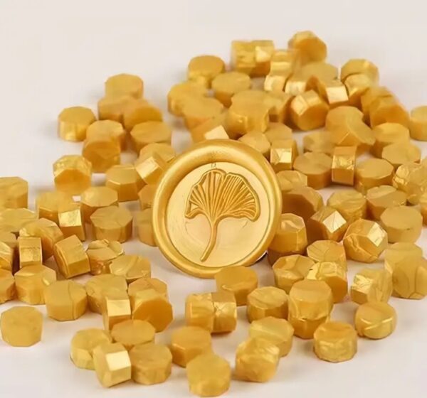 Trocitos de lacre Dorado